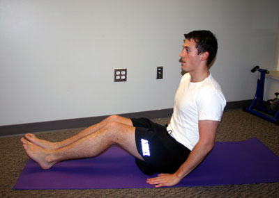 boat pose 1