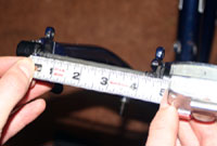 measuring dropouts for the ski bike